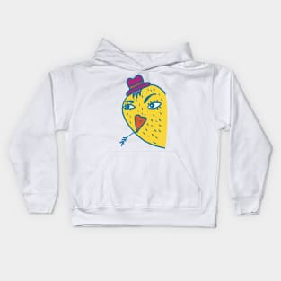 Yellow bird Kids Hoodie